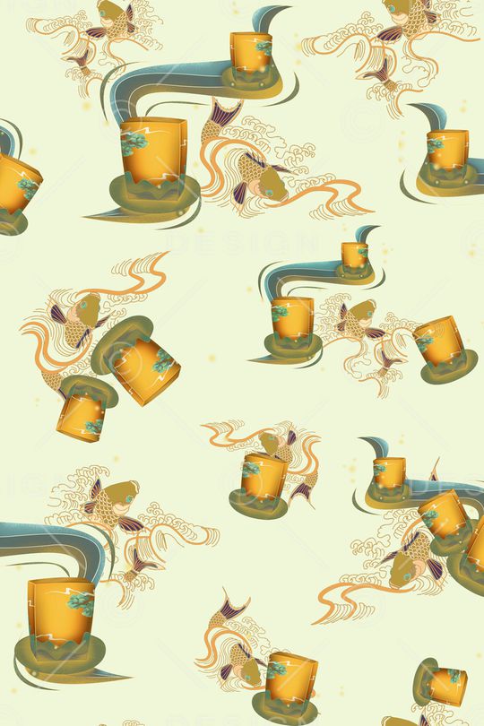 中国风印花华亿平台图片