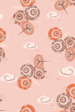 中国风印花华亿平台图片