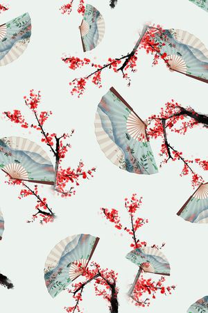 中国风印花华亿平台图片