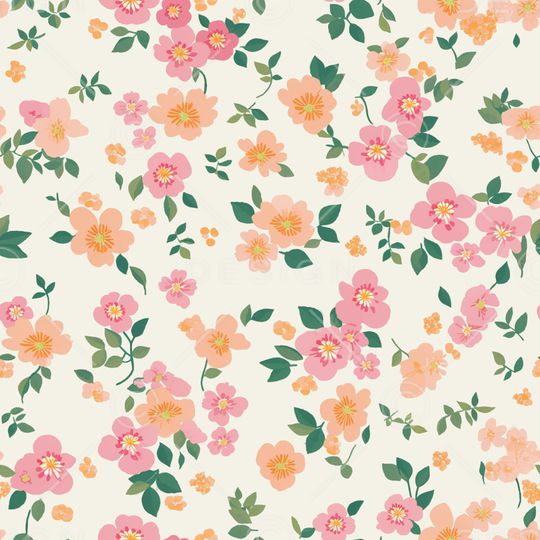 小清新印花华亿平台图片