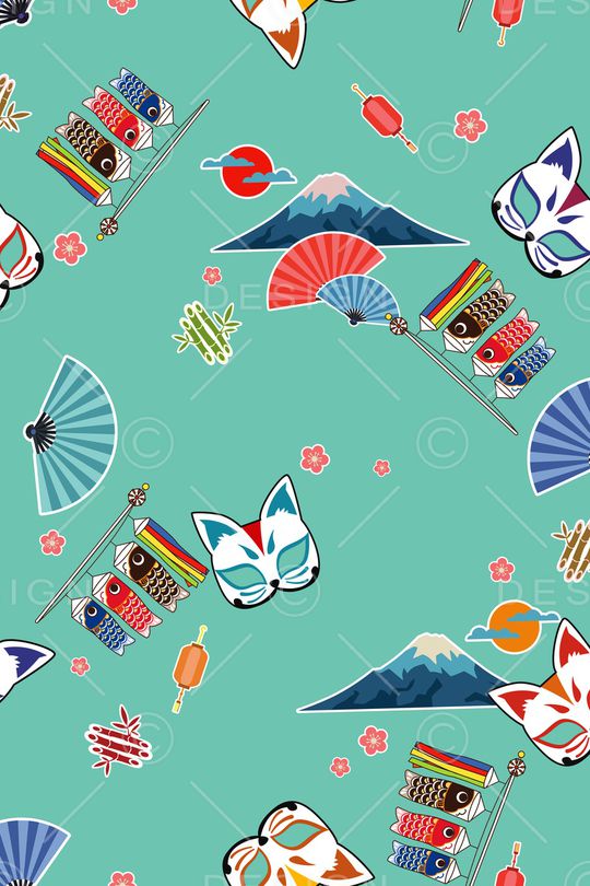 日式印花华亿平台图片