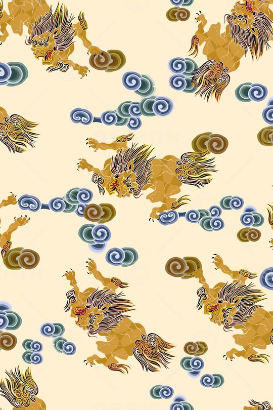 中国风印花华亿平台图片