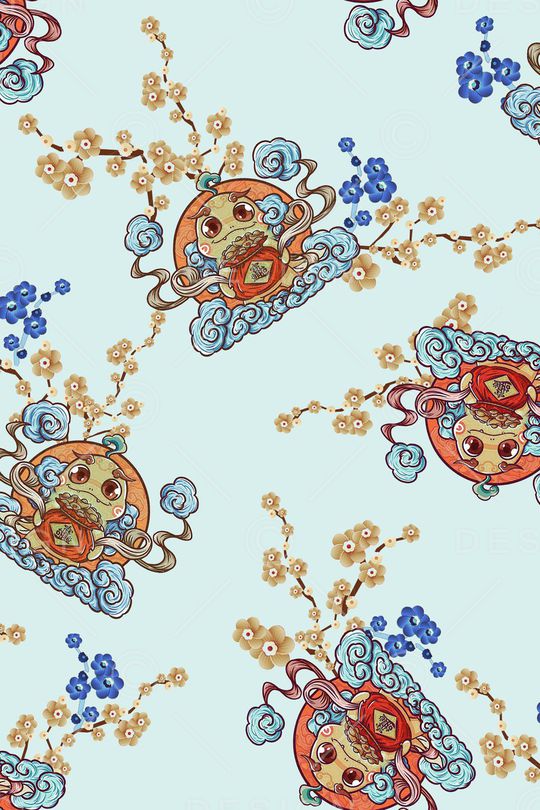 祥云印花华亿平台图片