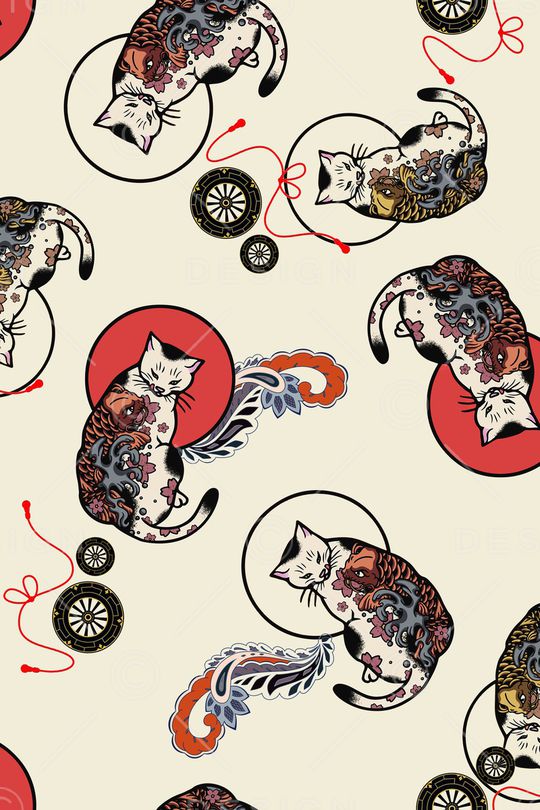 日式印花华亿平台图片