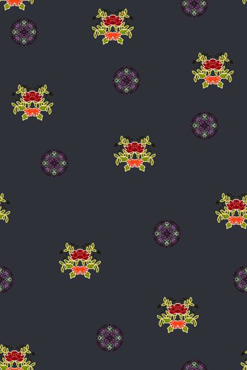 民族风印花华亿平台图片