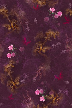 中老年印花华亿平台图片