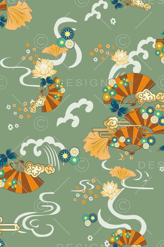 中国风印花华亿平台图片