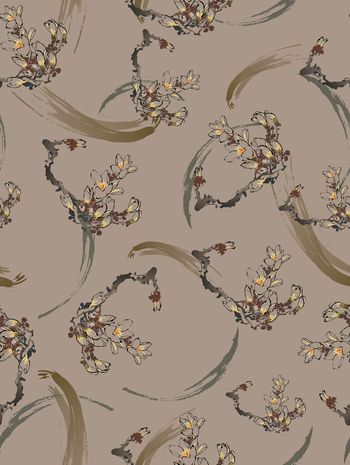 中国风印花华亿平台图片