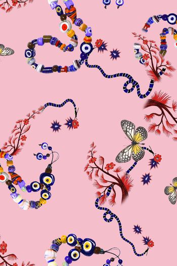 中国风印花华亿平台图片