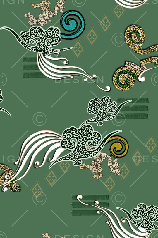 祥云印花华亿平台图片