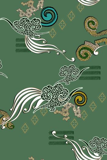 祥云印花华亿平台图片