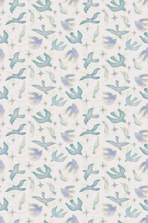 鸟印花华亿平台图片