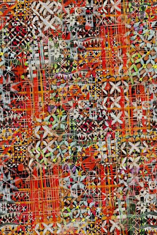 抽象印花华亿平台图片