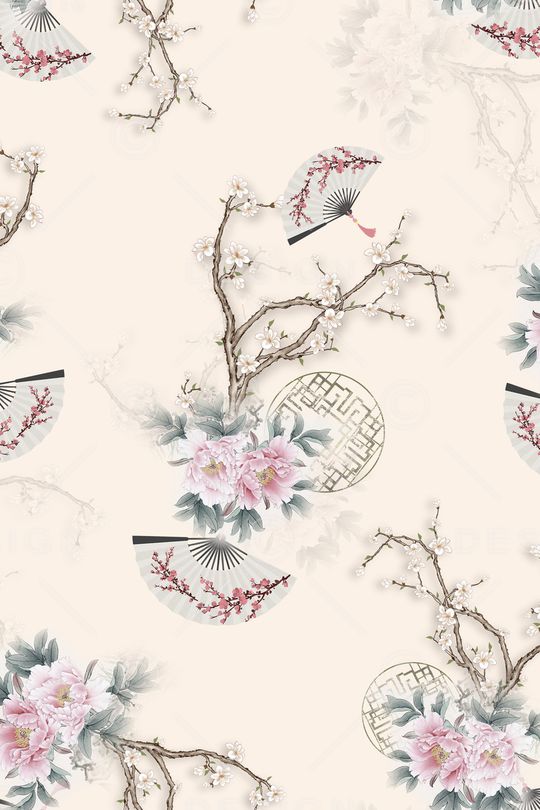 中国风印花华亿平台图片