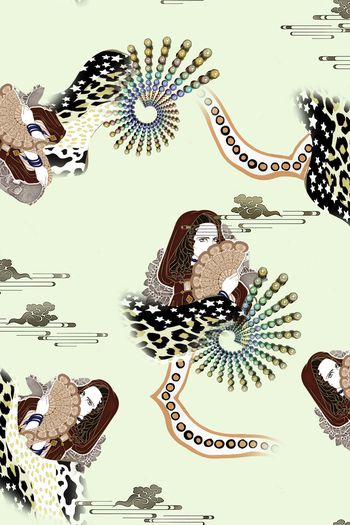 民族风印花华亿平台图片