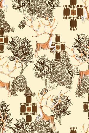 鹿印花华亿平台图片