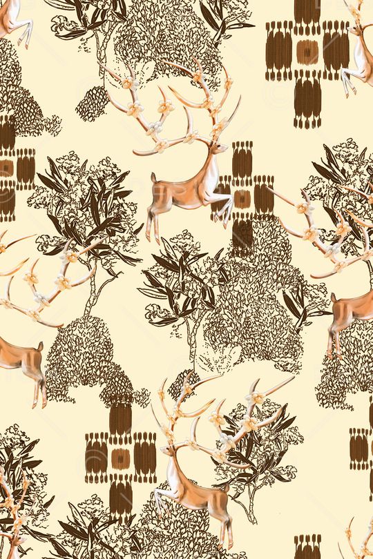 鹿印花华亿平台图片