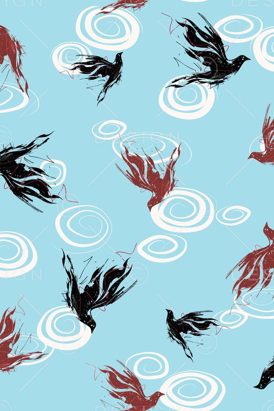 鸟印花华亿平台图片