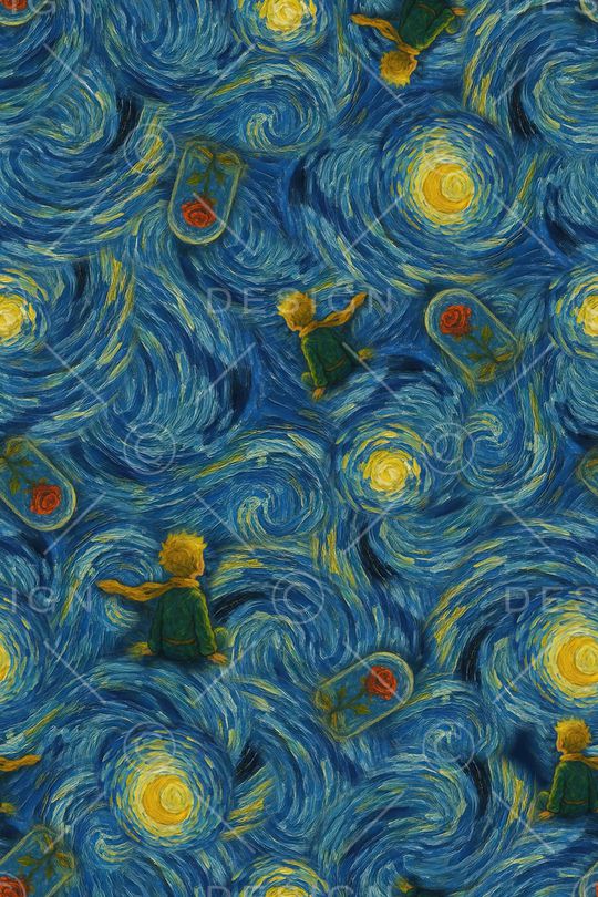 梵高印花华亿平台图片