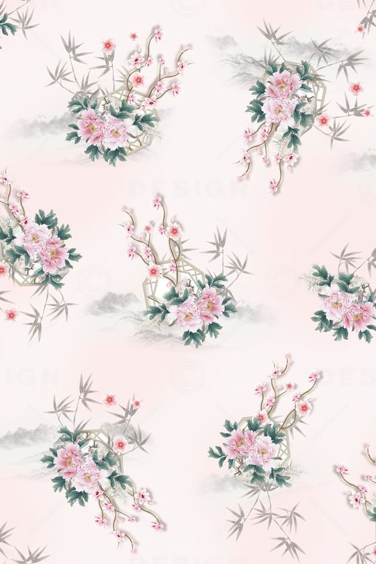 中国风印花华亿平台图片