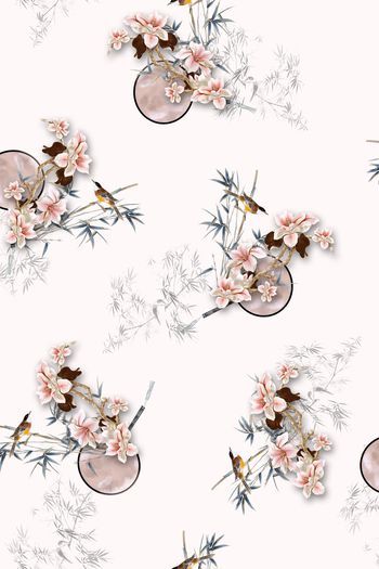 中国风印花华亿平台图片