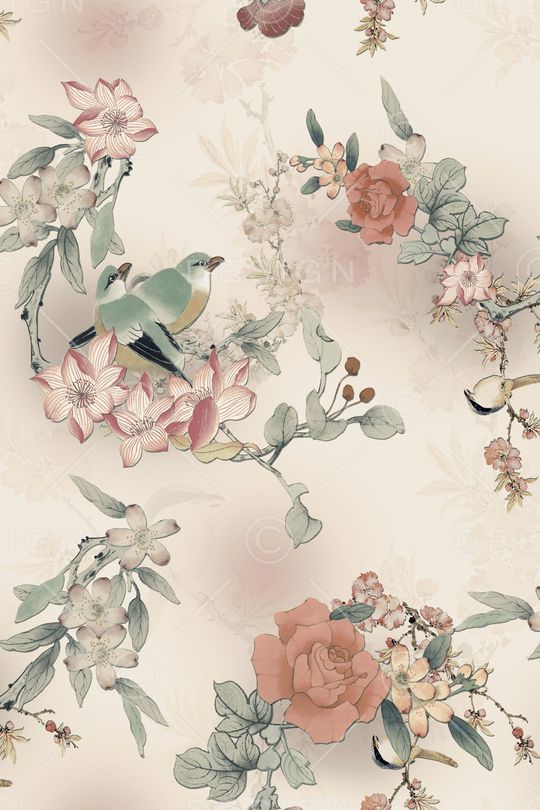 中国风印花华亿平台图片