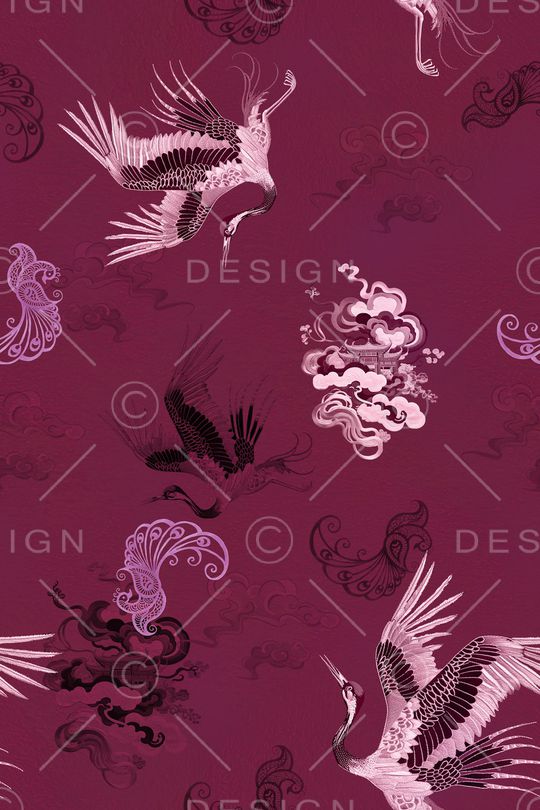 中国风印花华亿平台图片