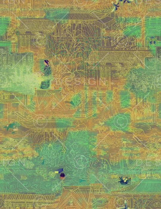 国画印花华亿平台图片