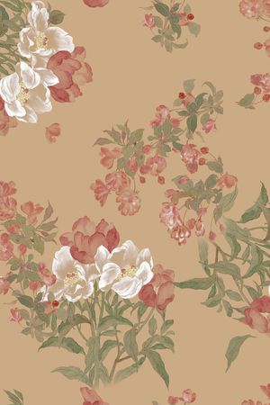 中国风印花华亿平台图片