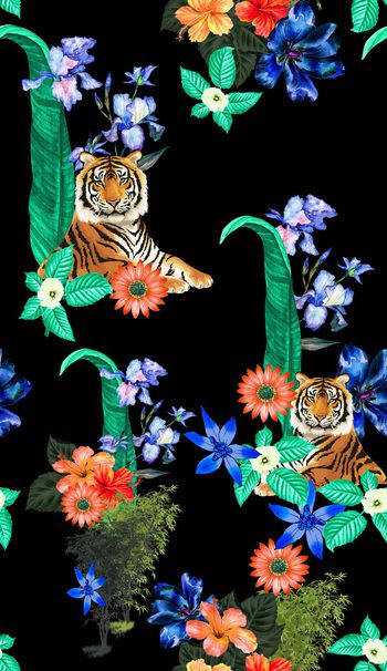 热带印花华亿平台图片