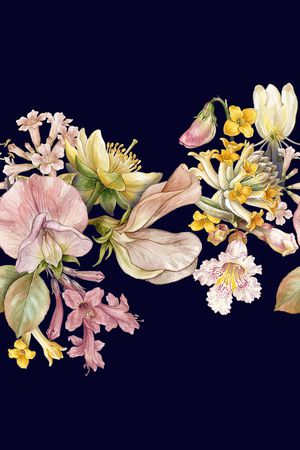 植物印花华亿平台图片