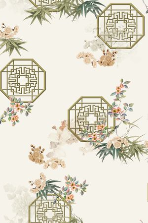 中国风印花华亿平台图片