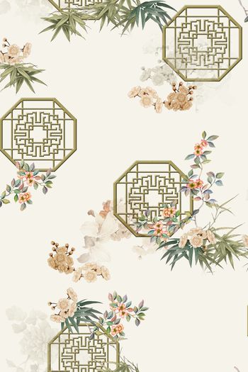 中国风印花华亿平台图片