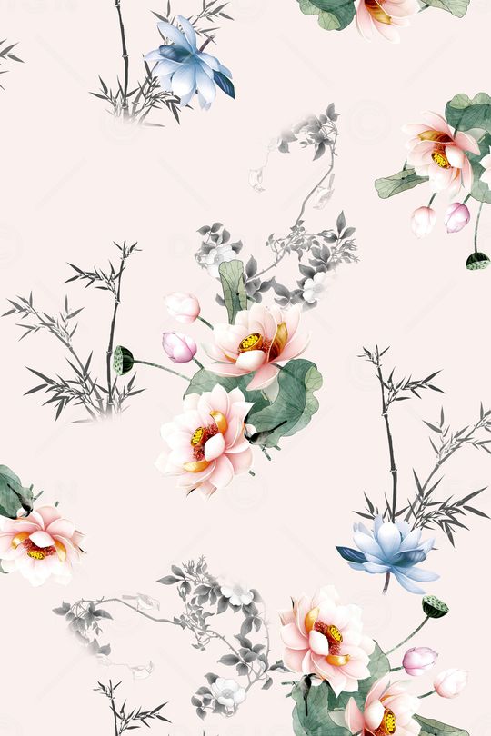 中国风印花华亿平台图片