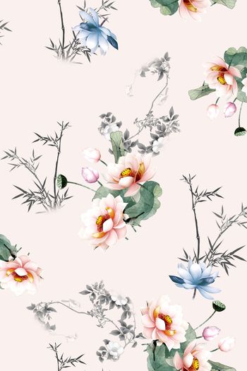 中国风印花华亿平台图片