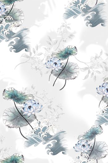 中国风印花华亿平台图片