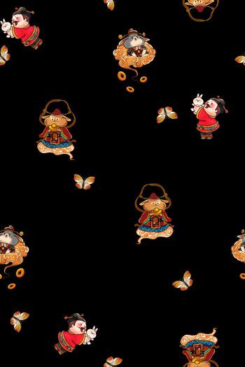 卡通印花华亿平台图片