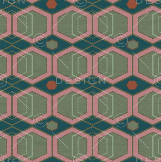 几何印花华亿平台图片