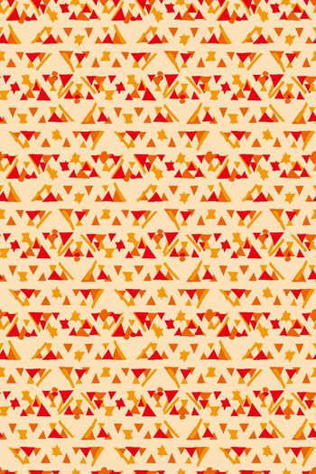 橙色印花华亿平台图片