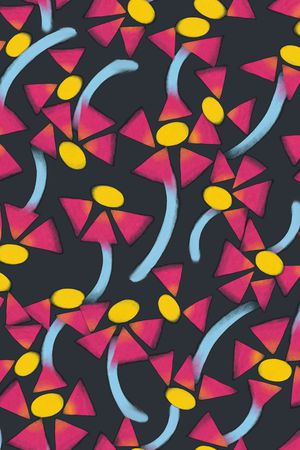 抽象印花华亿平台图片