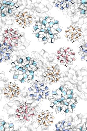 小清新印花华亿平台图片