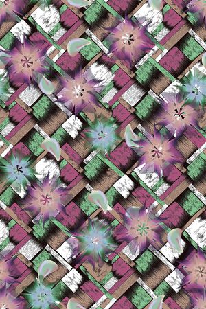 抽象印花华亿平台图片