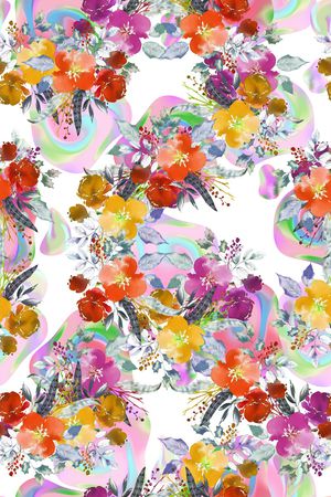 小清新印花华亿平台图片