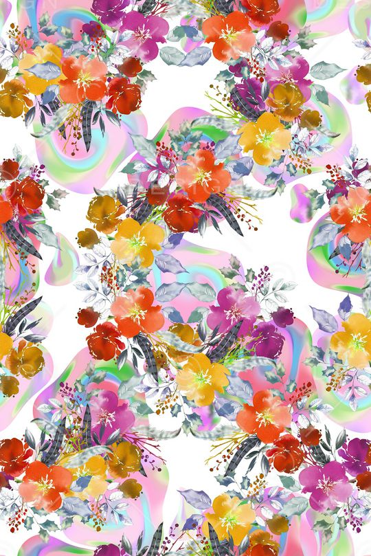 小清新印花华亿平台图片