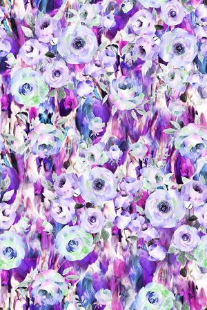 晕染肌理印花华亿平台图片