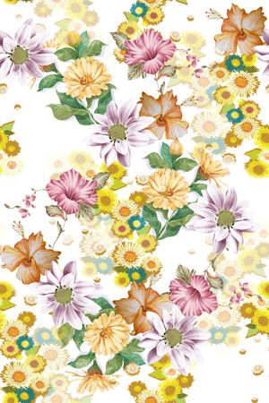 菊花印花华亿平台图片