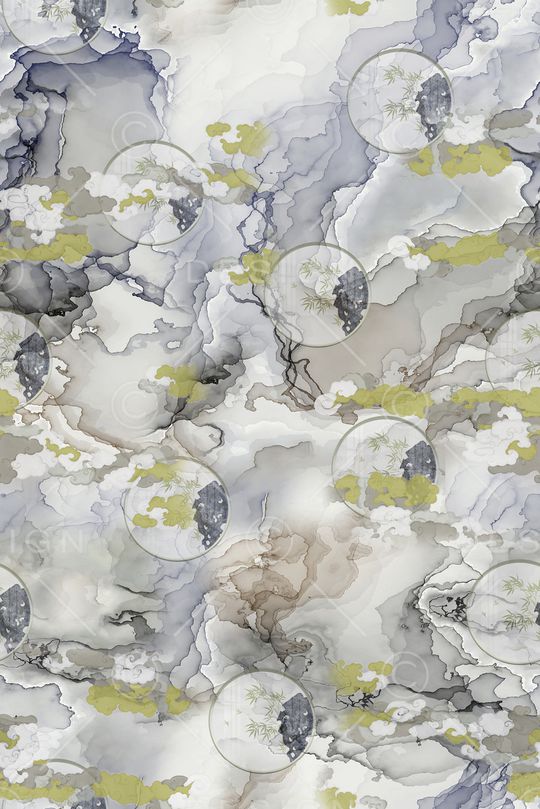 晕染肌理印花华亿平台图片