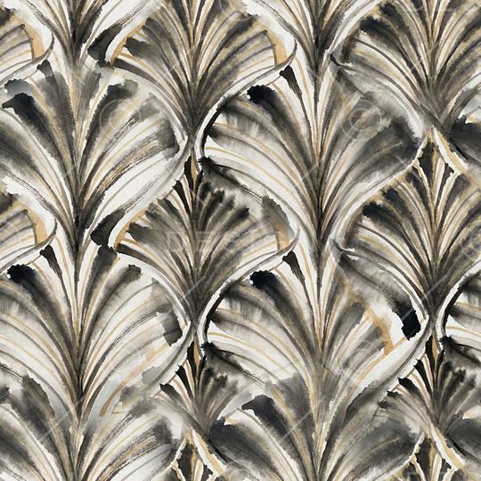 扇形印花华亿平台图片