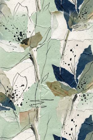 水彩印花华亿平台图片