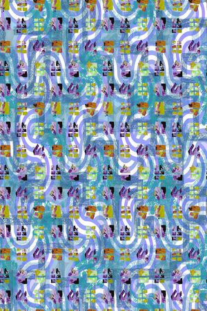 抽象印花华亿平台图片